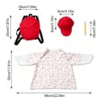 thumbnail image 2 of Ouuluon Porch Goose Outfits, Lightweight Cute Soft Outfit Custom, 23 inch Statue Clothing for Yard Patio Garden Balcony Indoor Outdoor Display, 2 of 6