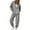 Gray, variant on purcolt Two Piece Tracksuit for Women Long Sleeve Zipper Hoodie Drawstring Coat with Jogger Pants Sweatsuit Workout Set