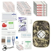 Mini First Aid Kit Car First Aid Emergency Kit 274 Pcs Camping Essentials For Sport Business Office Boat Home Camouflage