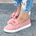 thumbnail image 5 of Willtoo Platform Sneakers for Women - Comfortable Slip On Shoes with Bow Pink, 5 of 6
