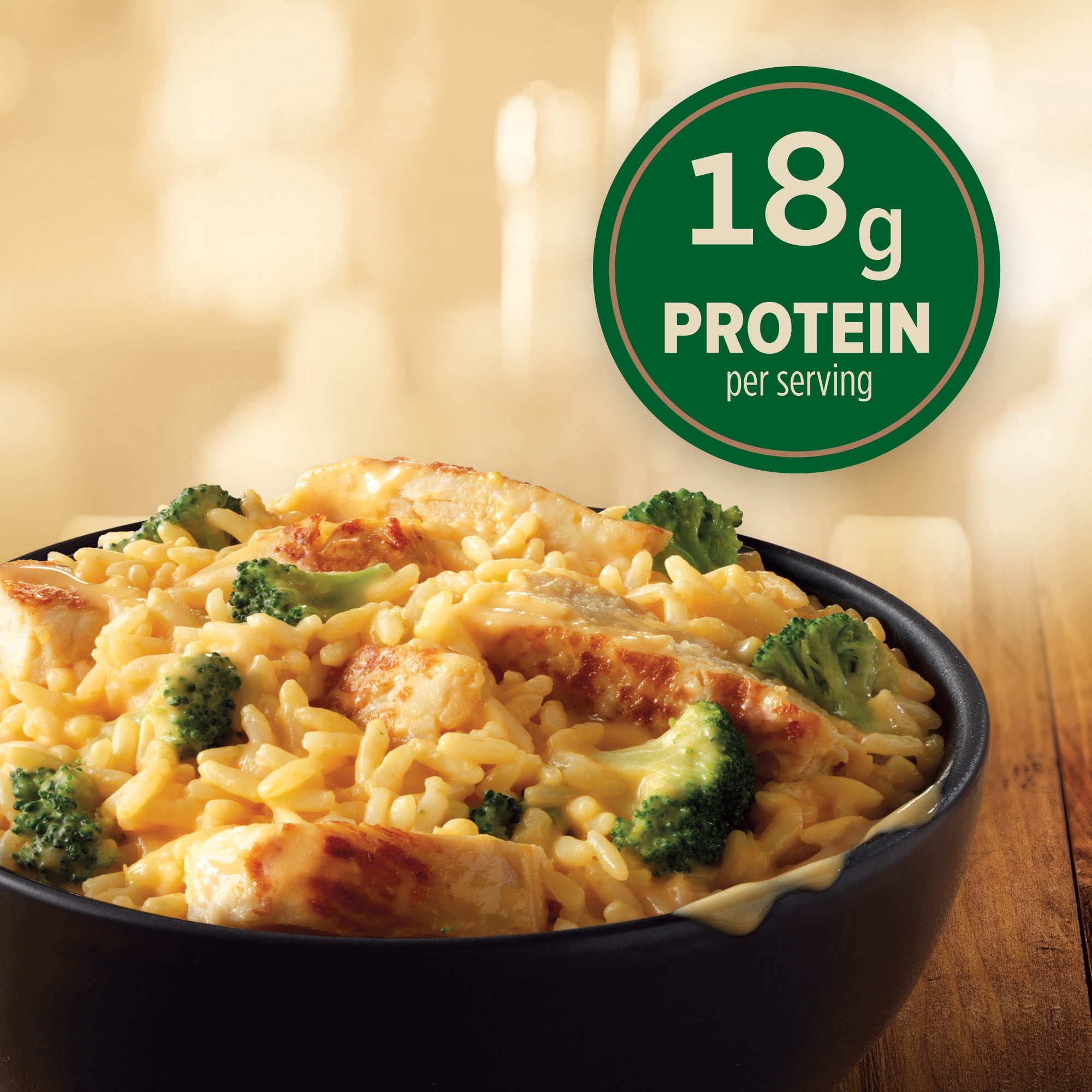 Marie Callender's Aged Cheddar Cheesy Chicken and Rice, Frozen Meal, 12 oz. Bowl