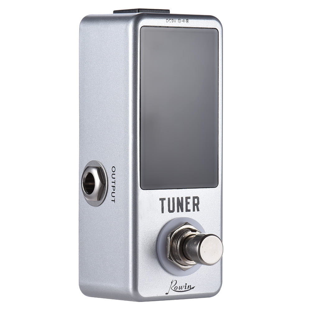 Tomshoo Chromatic Tuner Pedal Effect Display True Bypass for Guitar Bass
