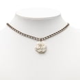 thumbnail image 4 of Pre-Owned Chanel Camellia Coco Mark Chain Pendant Necklace, White Silver Metal Enamel, Women's..., 4 of 4