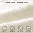 thumbnail image 4 of ROGALIS 42" Modern Armchair, Oversized Accent Chair with Padded Arms, Chenille Fabric, Beige, 4 of 7