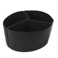 thumbnail image 1 of MesaSe 3-Piece Silicone Slow Cooker Divider Liner Set - Reusable  Leakproof  Black - Enhance Meal Prep for 6 Quart Pots  Dishwasher Safe, 1 of 9