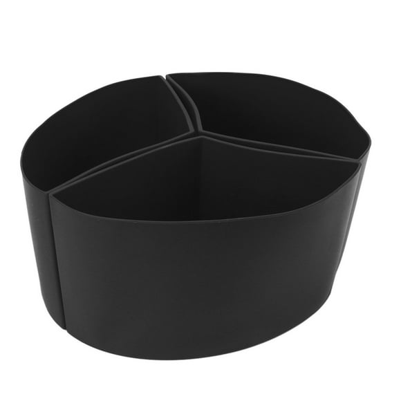 CHUANK 3-Piece Silicone Slow Cooker Divider Liner Set - Reusable Leakproof Black - Enhance Meal Prep for 6 Quart Pots Dishwasher Safe