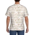 thumbnail image 3 of Bixox Men's Funny Goose1 Printed Short Sleeve Skinny Athletic T-Shirt, 3 of 6