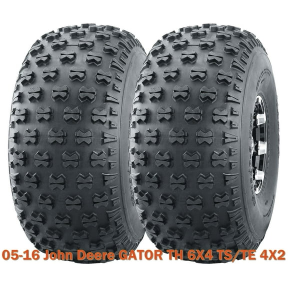 Set 2 Utility ATV front tires 22.5x10-8 for 05-16 John Deere GATOR TH 6X4 TS/TE 4X2