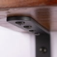thumbnail image 3 of 4Pcs L Shaped Angle Shelf Bracket Heavy Duty Cast Iron Wall Mounted Support, 3 of 9