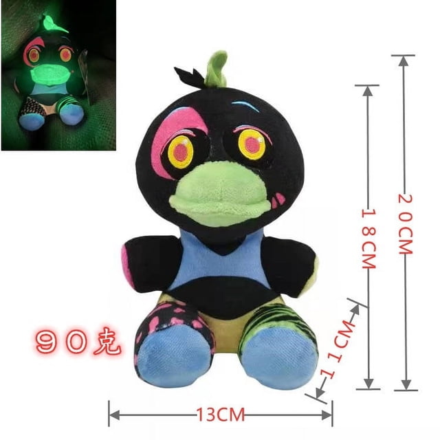 Peluche luminoso Sundrop de FNAF, muñeco de dibujos animados del juego Security Breach Final Boss