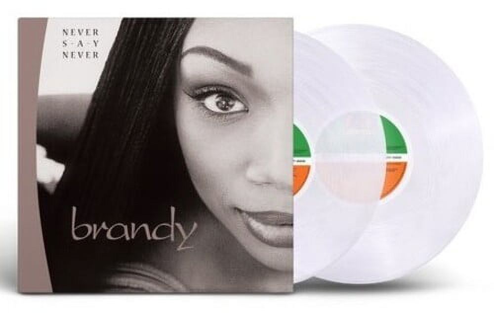 Brandy - Never Say Never - Limited Clear Record Vinyl