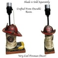 thumbnail image 5 of Urbalabs Firefighter Boot and Helmet Table Office Lamp Hero Desk Decor, Fire Department Man Cave Kids Room Fire Lamp First Responder Decor and USA Hero Fire Fighter (Single Boot Lamp Only), 5 of 7