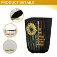 thumbnail image 5 of Yuyamidu Sunflower RV Electric Tongue Jack Cover Waterproof Electric Jack Cover for Travel Trailer Jack Head Cover American Flag RV Electric Hitch Jack Cover, 5 of 7