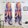 thumbnail image 5 of Octopus Beast Blackout Curtain Panels Drapes Privacy Assured with Light Filtering Curtains for Living room Bedroom Bathroom Window, 5 of 6