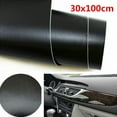thumbnail image 1 of MYG 3D Black Leather Texture Sheet Car Auto Interior Trim Vinyl Film Wrap Sticker, 1 of 6