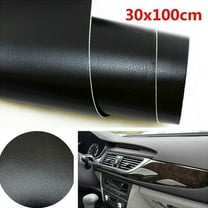 3D Black Leather Texture Sheet Car Auto Interior Trim Vinyl Film Wrap Sticker