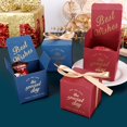 thumbnail image 4 of [Navidad] Día De San Valentín Chocolate Caramelo Caja De Embalaje/DIY Feliz Regalo Galletas Almacenamiento Cartón/Recuerdos De La Boda Creativa Bolsas De Cinta Roja, 4 of 4