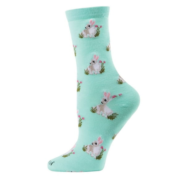 MeMoi Rabbits Bamboo Blend Crew Socks - Mens - Male
