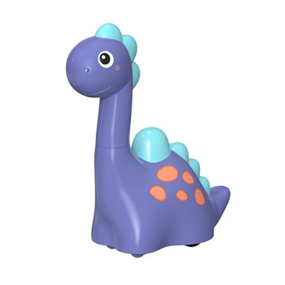 Godderr Toddler Kids Toys Cute Cartoon Press Small Dinosaur Toy Car Baby Toys Boys Girls Toys 2-6Y-Purple
