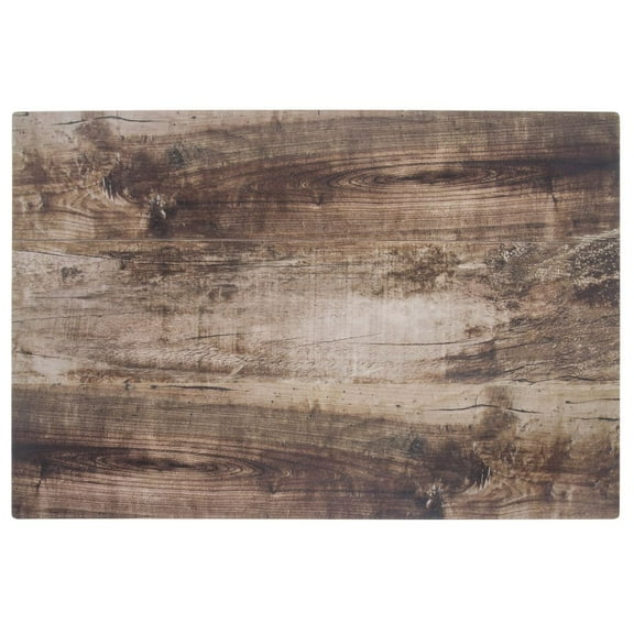 HUBERT® Driftwood Faux Wood Insert - 21 1/4"L x 14 1/8"D x 1/4"H