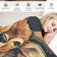 thumbnail image 3 of Orinice Deer Soft Throw Blanket   Blankets Warm Cozy Lightweight Fuzzy Blanket for Bed Sofa Couch Home Decor  60x80in, 3 of 6