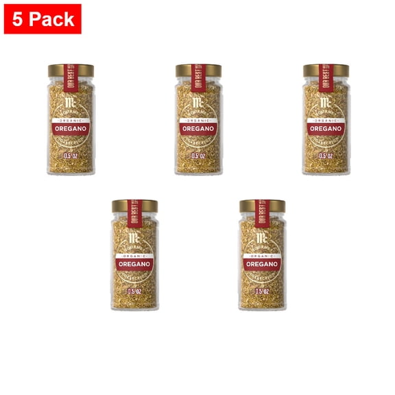 McCormick Gourmet Oregano Leaves 0.5 oz - 5 Pack