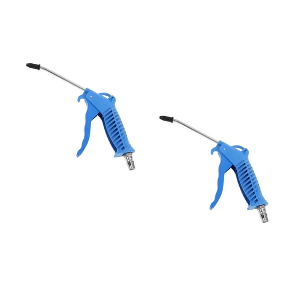 Masteelf 2pcs Industrial Air Blows With Extension Nozzle Metal Air Long Nozzle Pneumatic Air Compressor Accessories Tool Air Blower Blow Dust Tool