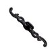 thumbnail image 5 of Hardware Negro de La Manija Muebles Del Armario Del Cajón de de La Perilla Del ón Del pequeña sala de La Aleación Negro 315 Macarena Tirador de Tirador Negro, 5 of 8