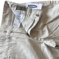 thumbnail image 4 of Old Navy Boys Little Kids Flat Front Built-In Flex School Uniform Cotton Chino Khaki Shorts 8, 4 of 5