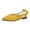 Yellow, variant on Women Casual Shoes Pointed Toe Ballet Flat Shoes Casual Work Shoes Slip On Comfortable Shoes ,Us Size:9