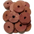 thumbnail image 1 of Anillos de madera de cedro rojo natural para guardar ropa: organizadores aromáticos para armarios y cajones, paquete de 30, 1 of 8