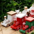 thumbnail image 3 of Wooden Christmas Train Toys Set For Christmas Decorations And Gifts, 3 of 5
