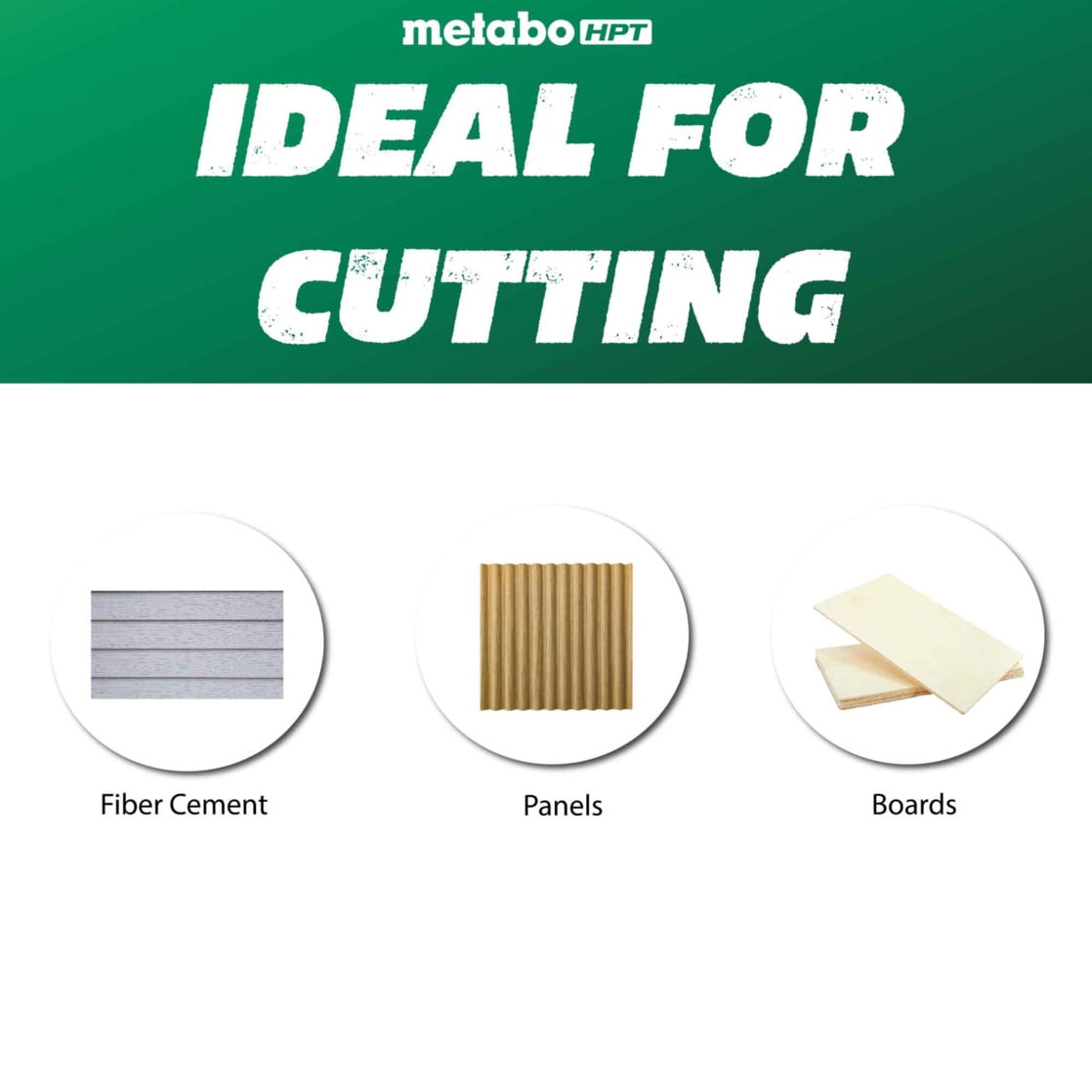 Metabo HPT 10-In Fiber Cement Blade, 6-Tooth Saw, 115764M