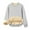 Gray, variant on ATOYSOY Women's Oversized Solid Casual Long Sleeve Pullover Sweatshirts Cute Cotton Tops Beige L
