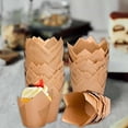 thumbnail image 1 of 120 Pieces Cupcake Liner Oilproof Muffin Wrap Cases Parchment Cupcake Liners for, 1 of 8