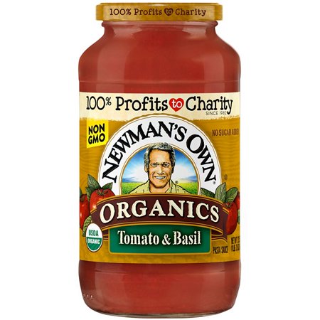 Newman's Own Organics Tomato & Basil Sauce -- 23.5 oz