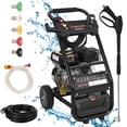 thumbnail image 3 of Towallmark Pressure Washer – 3600 PSI Electric & 210CC Gas High-Pressure Washer with 2.6 GPM Flow, 26ft Hose, and 5 Nozzle Attachments for Patio and Car Cleaning, 3 of 7