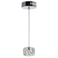 thumbnail image 3 of CWI Lighting LED Mini Pendant with Chrome Finish, 3 of 5