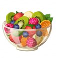 thumbnail image 3 of Pegatina decorativa para nevera de cocina con forma de fruta de dibujos animados de frambuesa linda Three Ratels CO22, 3 of 5