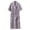 A-Grey189, variant on Women's Printed Wrap Robe Cozy Soft Breathable Lightweight Kimono Bath Sleep Robe