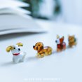 thumbnail image 4 of Figura de cristal de 2 piezas, diseño de perro hecho a mano, mini figura de animal soplado de cristal, decoración artística de Art Glass, 4 of 5