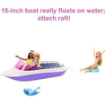 thumbnail image 2 of Barbie Mermaid Power Playset with 2 Barbie Dolls & 18-inch Floating Boat with See-Through Bottom, 4 Seats & Accessories, Toy for 3 Year Olds & Up Barbie -, 2 of 5