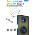 thumbnail image 2 of is Specially Designed for Motorola Moto G Power 2021 Anti-Fall,Anti-Fingerprint, Built-in 360° Rotating Ring Bracket Solid and Durable Magnetic car Phone case, Suitable for 6.6inches Male-Blue, 2 of 6
