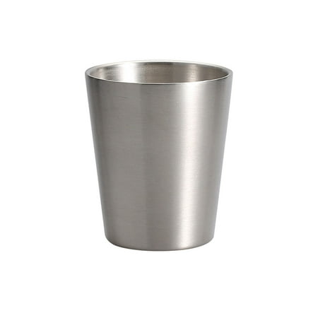 

ZHUASHUM Stainless Steel Cups Shatterproof Cup Tumblers Metal Drinking Glasses For Bar Home Restaurant