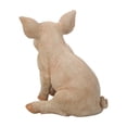 thumbnail image 3 of 13" Sitting Pig Outdoor Garden Statue, 3 of 5