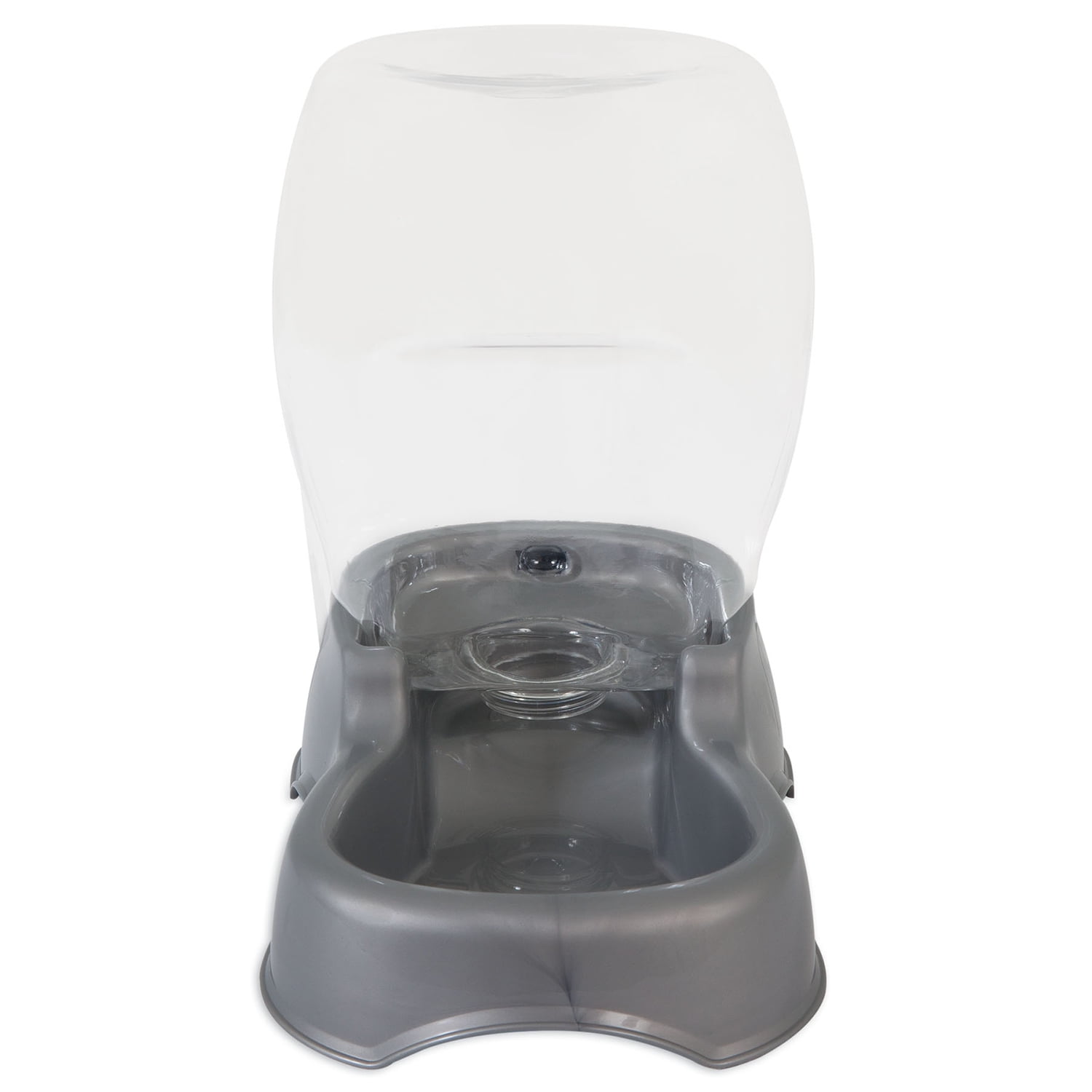 Petmate Pet Caf? Automatic Water Dispenser Bowl, Gray, 0.75 Gallon
