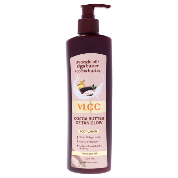Loción corporal VLCC Cocoa Butter De Tan Glow 400 ml