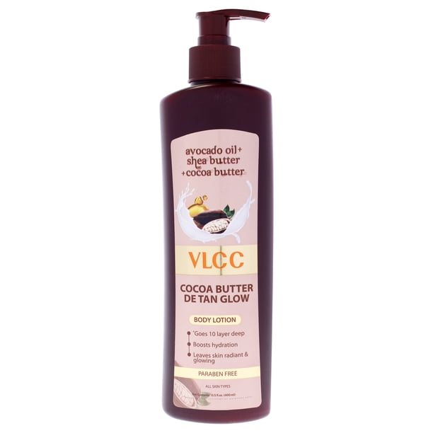 Loción corporal VLCC Cocoa Butter De Tan Glow 400 ml