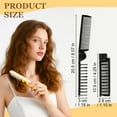 thumbnail image 4 of OPALESQUE 12pcs Mini Hair Brush, Travel Comb for Women, Folding Hair Brush Double Headed for Purse Pockets Suitable for Any Hairstyle (Black&Yellow), 4 of 7