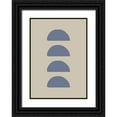 thumbnail image 1 of Artographie Studio 14x18 Black Ornate Wood Framed with Double Matting Museum Art Print Titled - Organic Shapes 06, 1 of 4
